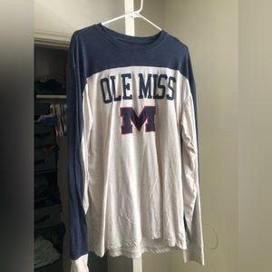 Long sleeved Ole Miss t-shirt